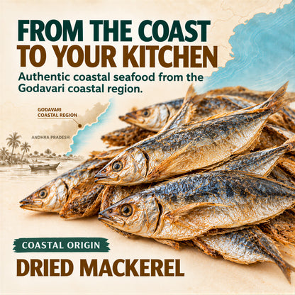 Dried Mackerel Fish from the Godavari coastal region of Andhra Pradesh