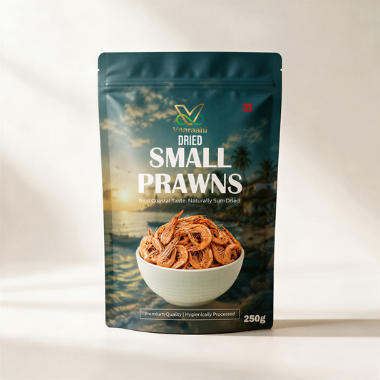 Vaaraahi Dried Small Prawns 250g pack