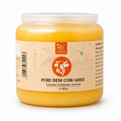 Vaaraahi Pure Desi Cow Ghee 1L jar